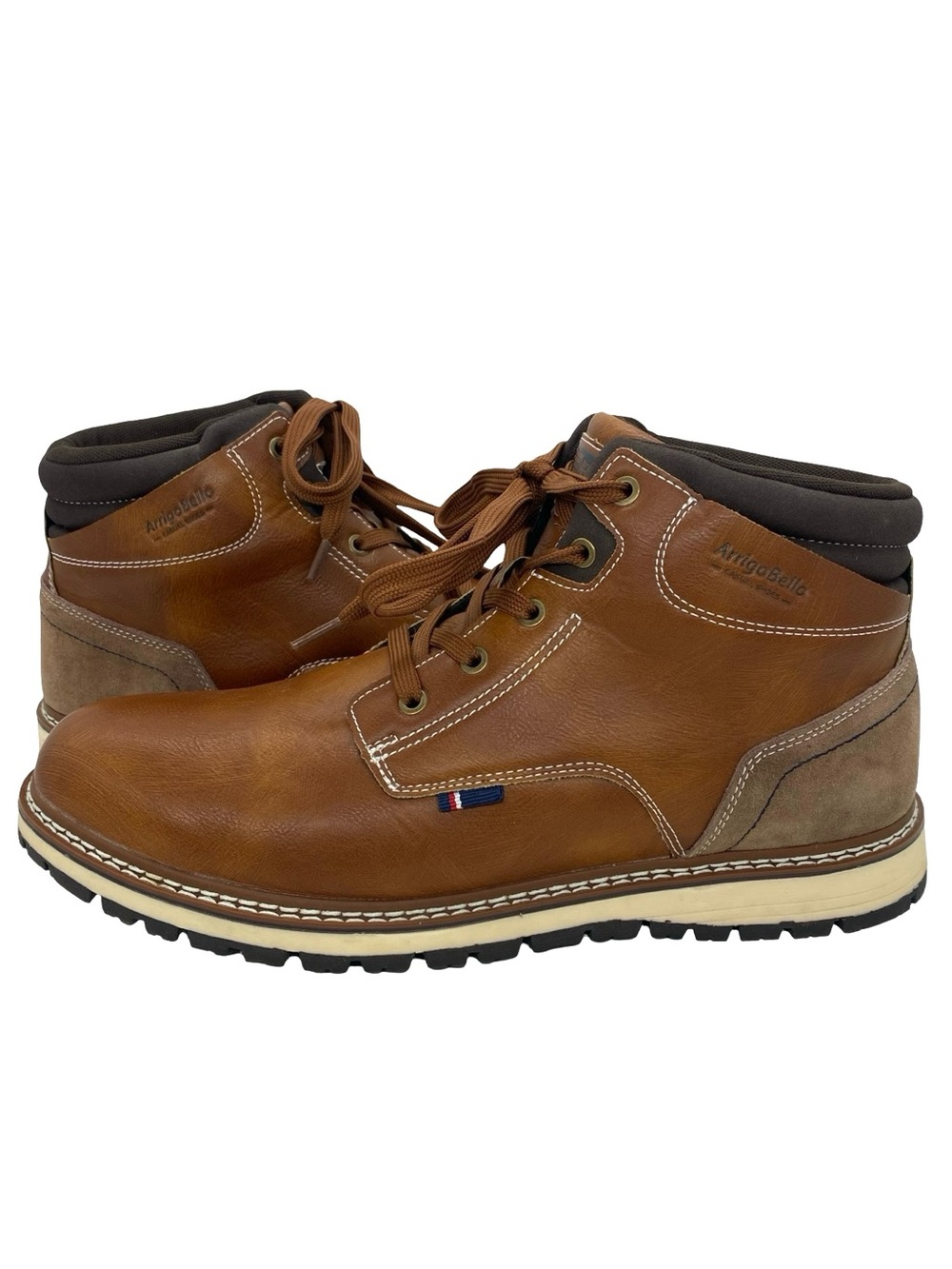 Arrigo Bello Mens Lace Up Outdoor Hiking Boots Size 13
